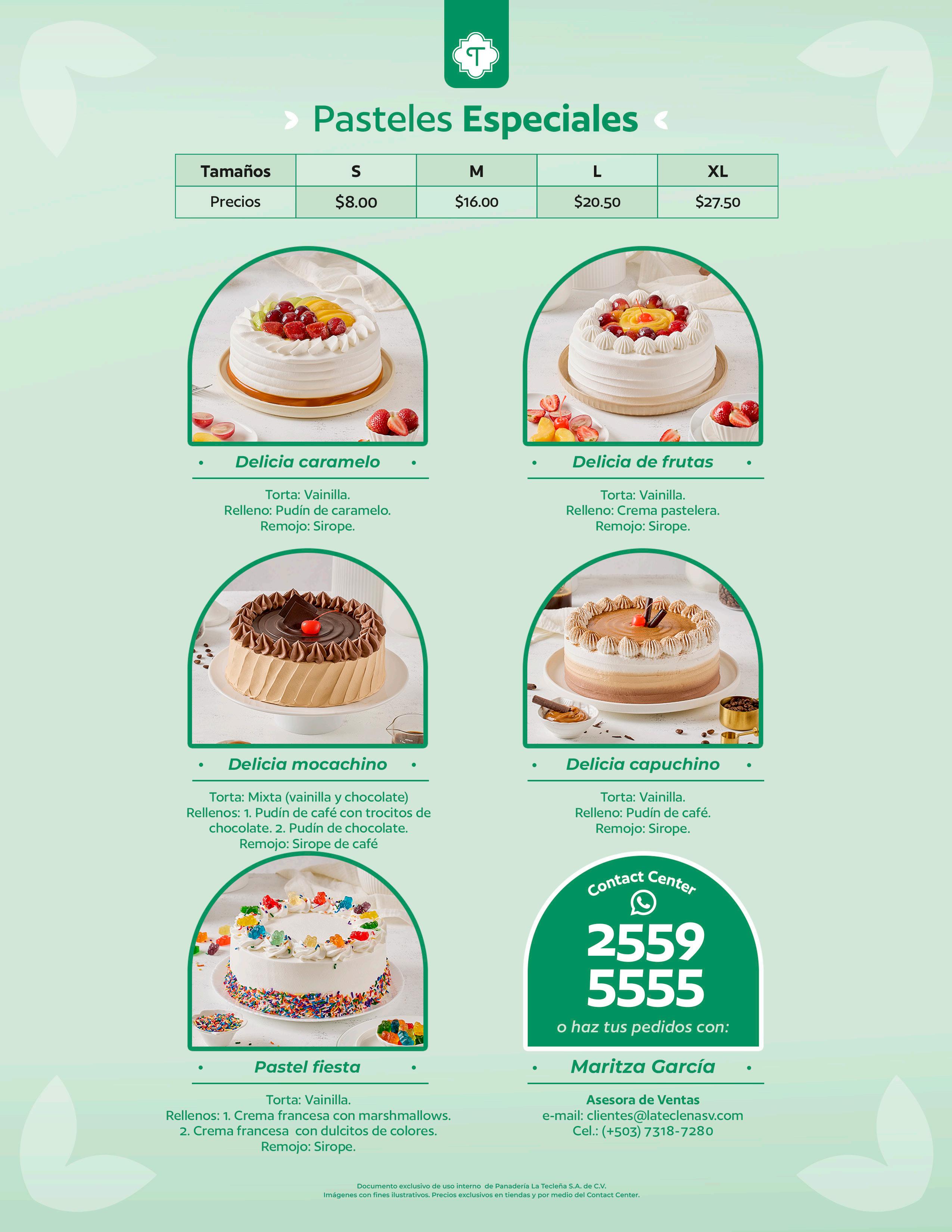 Pasteles de línea - La Tecleña by Diseño la Tecleña - Issuu