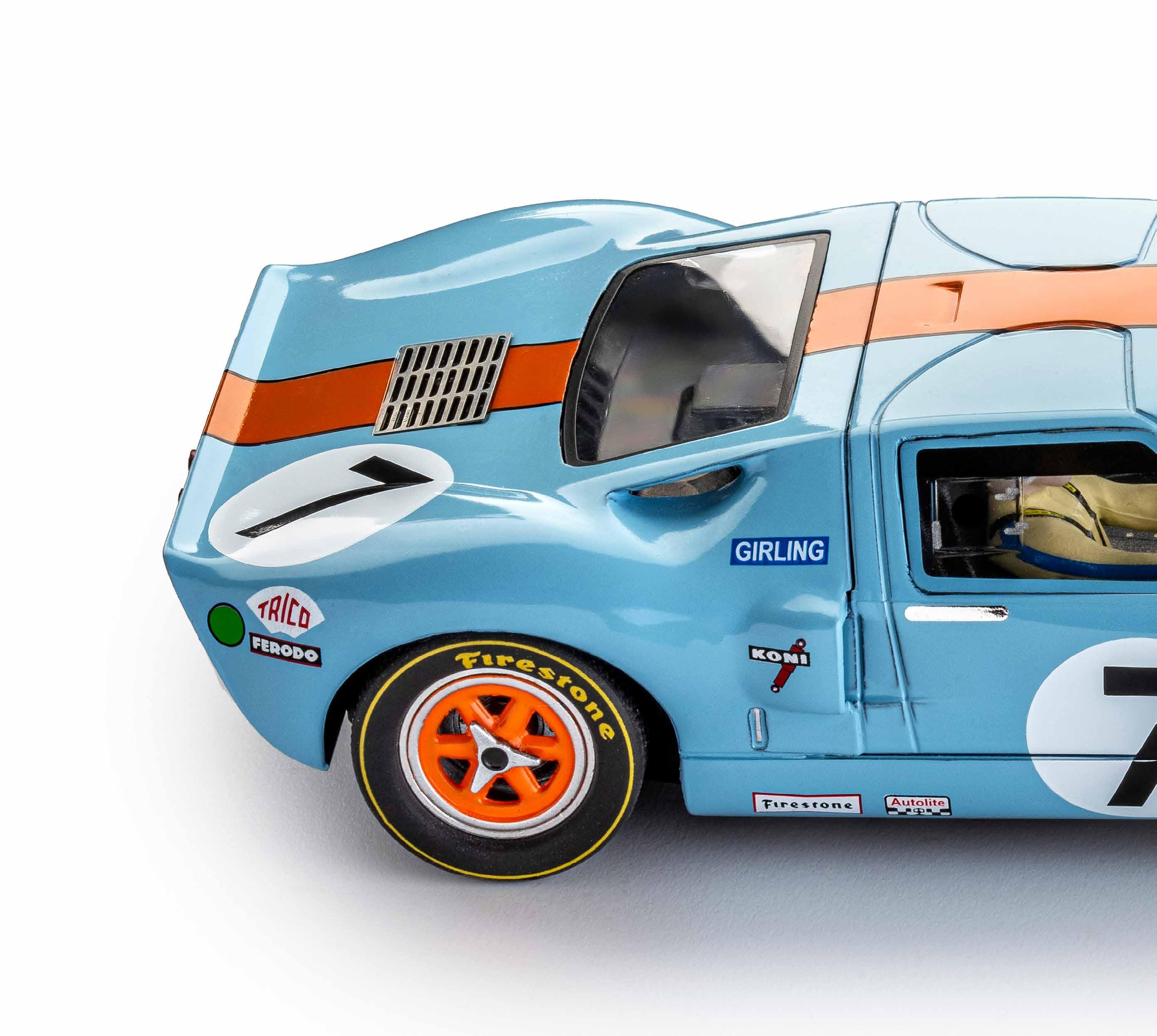 Karosserie Ford GT40 24H Le Mans 1969 #7 - M. Hailwood, D. Hobbs SICA18G I Slotracing Studio