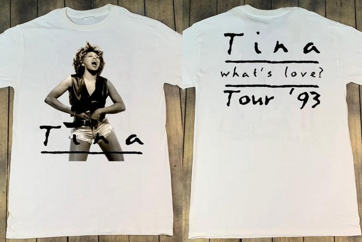 TINA TURNER 1993ツアーTシャツ Vintage Tina Turner 1993 TINA TURNER 1993ツアーTシャツ Vintage Tina Turner 1993