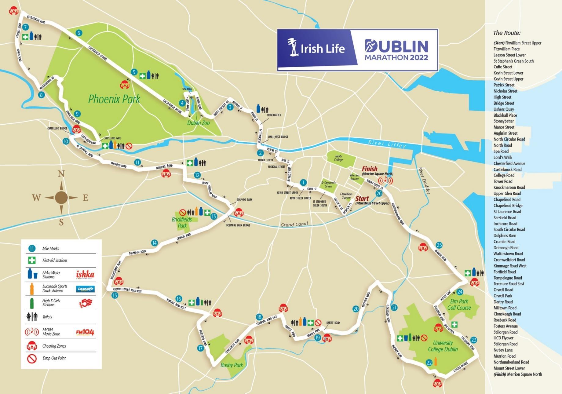 Dublin Marathon 2024 Course Map by Sports Tours International Issuu