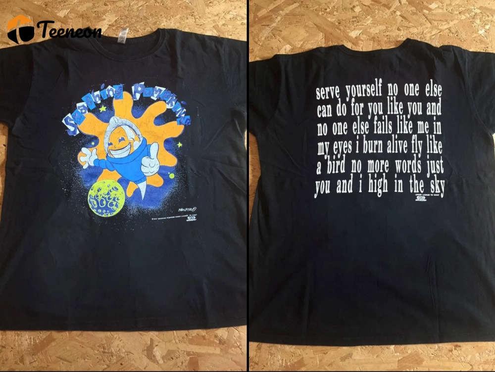 Vintage 1992 Smashing Pumpkins Black Starla T-Shirt: Iconic