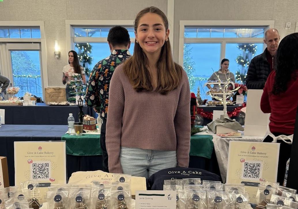 Image of Julia Conroy at a baking stand