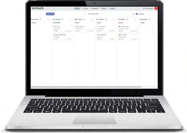 Garage management system built on workshopp feedback