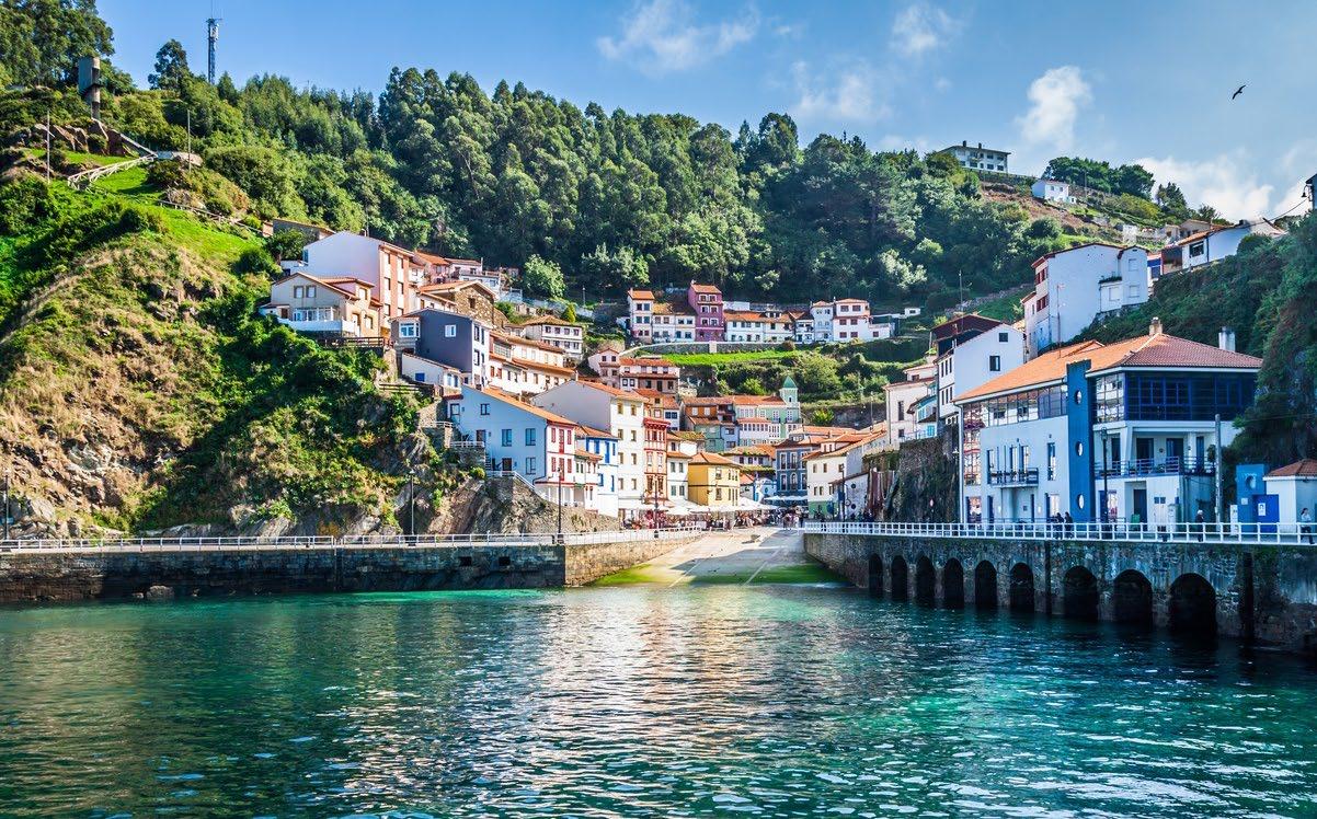 スペインの村落風景 スペインの村落風景