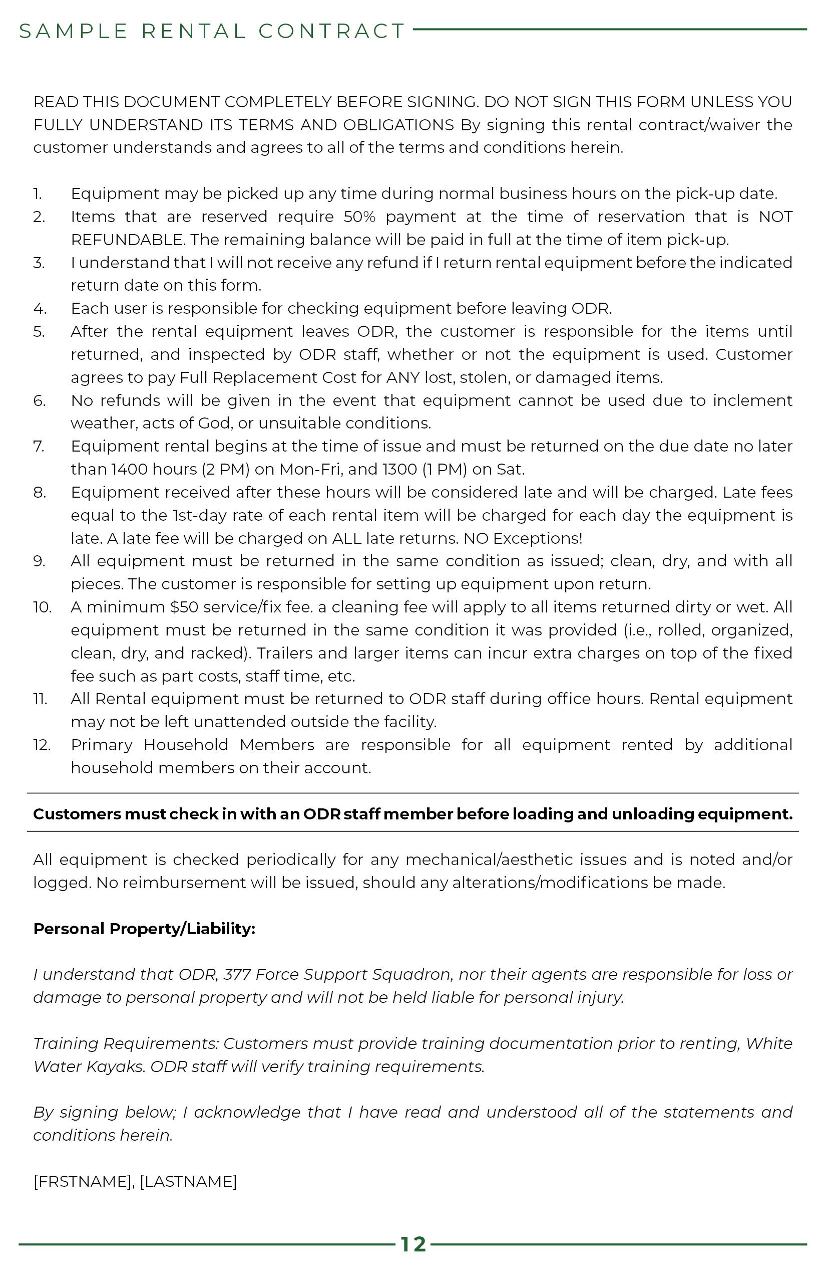 Kirtland Outdoor Recreation Rental Catalogue by 377 FSS Marketing Issuu