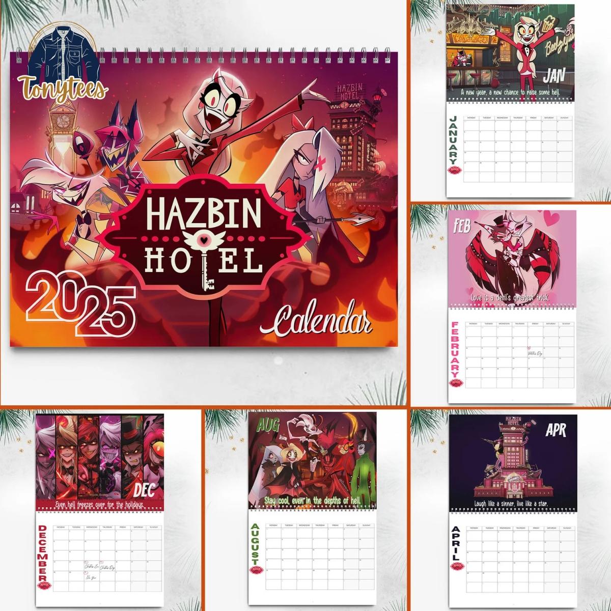 Hazbin Hotel TV Series 2025 Wall Hanging Calendar by Tonytees Store Issuu