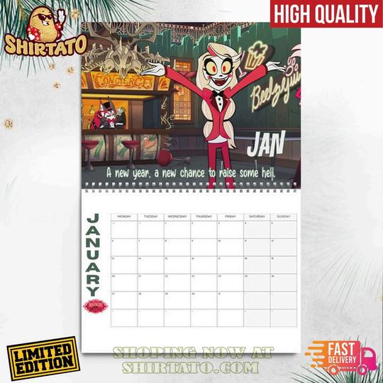 Hazbin Hotel 2025 Custom Hanging Calendar by 94kfashion Issuu
