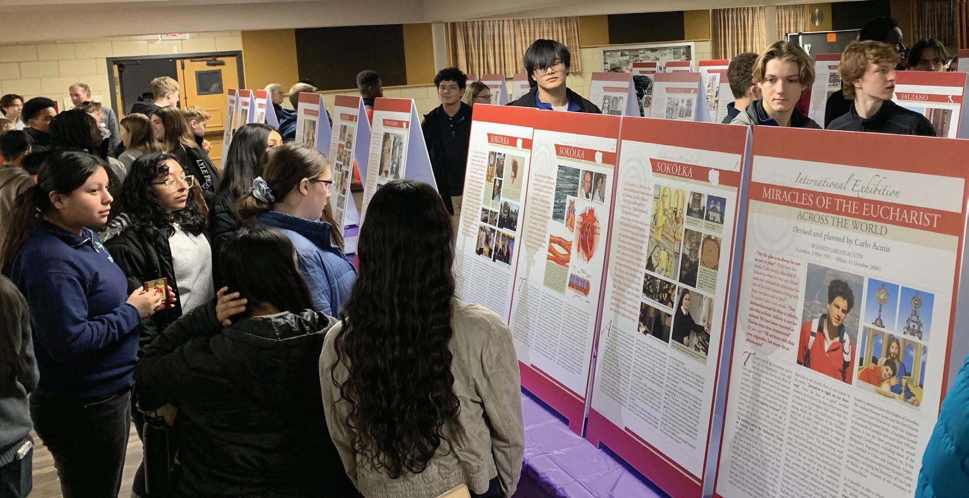Pacelli Students Experience Eucharistic Miracles of the World