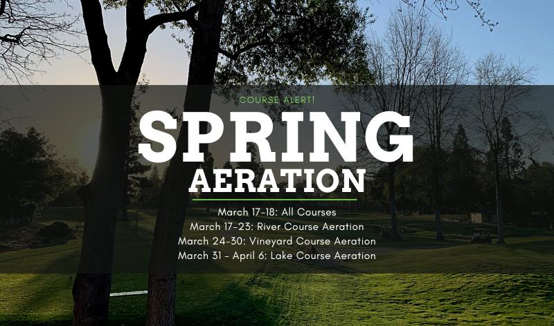 TIME FOR SPRING AERATION