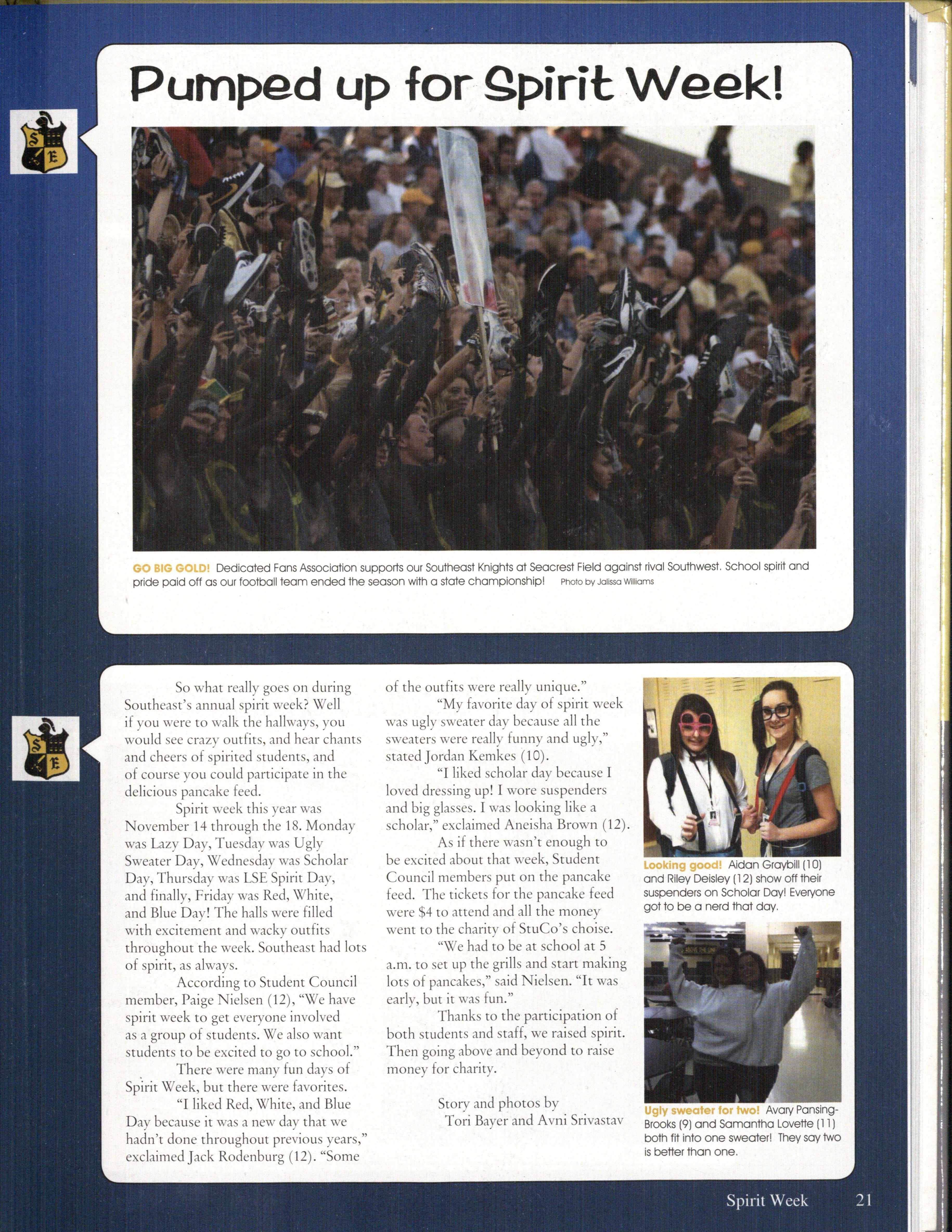 Southeast High 2012 Yearbook by Lincoln Public Schools Library Media  Department - Issuu