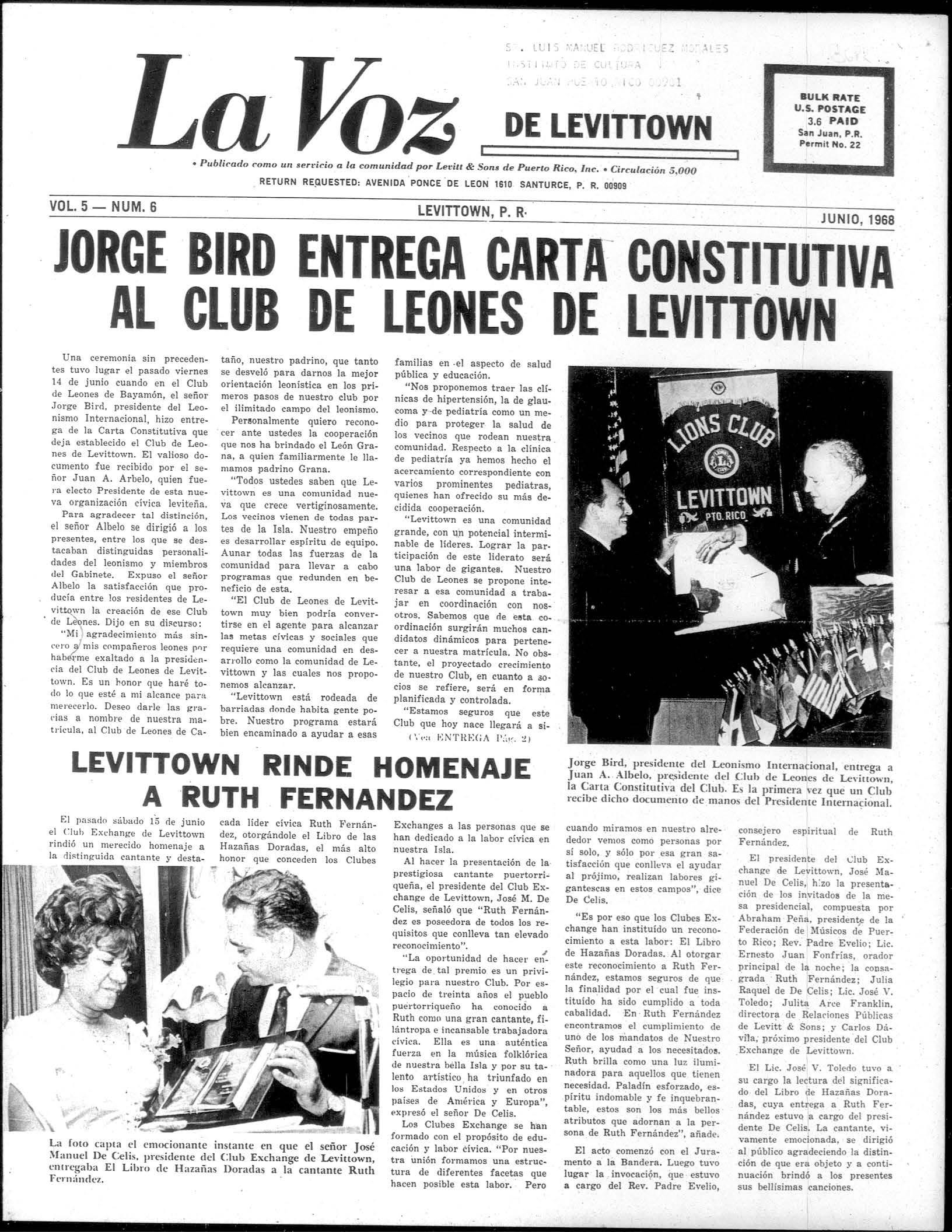 La Voz de Levittown (jun. 1968) by La Colección Puertorriqueña - Issuu