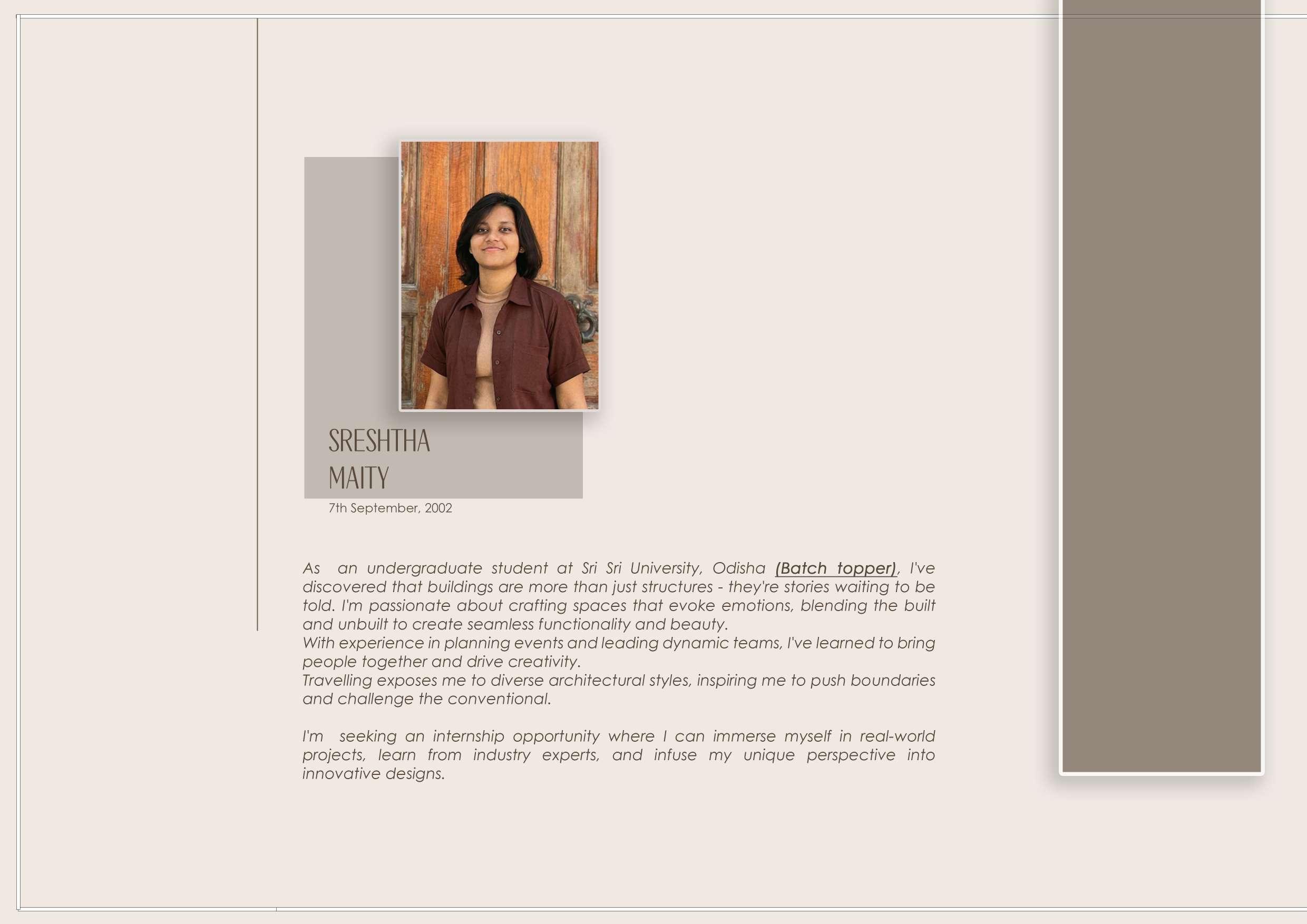 Sreshtha Maity Internship Portfolio by Sreshtha Maity - Issuu