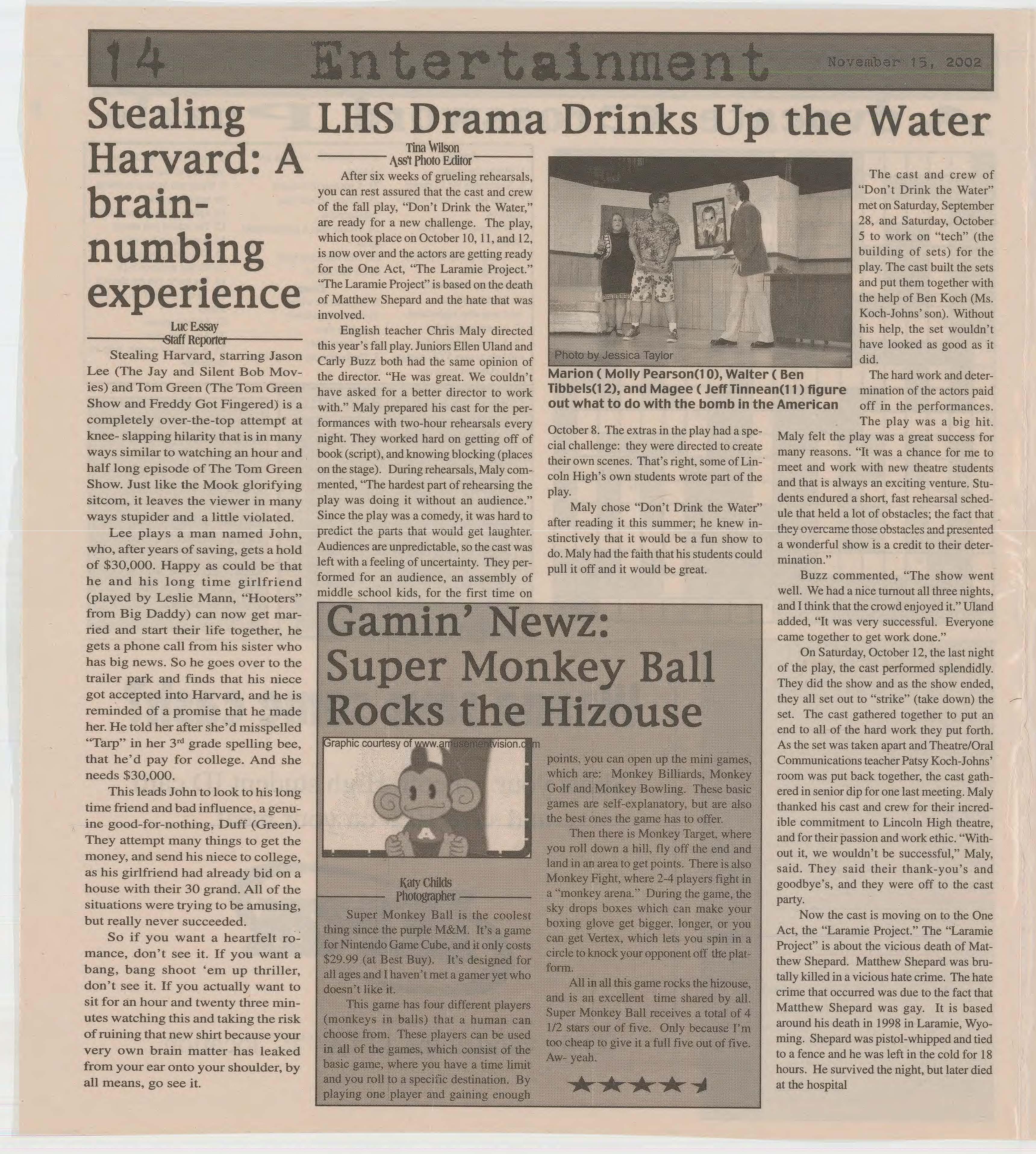 Iii !l!fillllll!llifi'till\f!/JjJ[)li:JilwI!ilfillfi/!:lill!tliiJII@! Project" is about the vicious death of Matmance, ,don't see it. If you want a ,rn1mmm,@JffPiiil!li!Nm!iml:lffolln1s1lWil!1llflllllil!wffllitrnlll1/J:! "''''"' Ml;iiit mnrnl,ll';,m,,,,,.,,,,Eff!iibfal,;;:;c::,,,,,,m thew Shepard. Matthew Shepard was brubang, bang shoot 'em up thriller, ,Rmw;,n;r;mw rmrr@mmtIII!EI m IEJ'iki tallykilledinavicioushatecrime. Thehate don't see it. If you actually want to M:Jimii!/lll!ii!llli;ml;;'!!:llilj!IIlll!:l:';Jilll!iiiilli•!llllli I rnA1 &1rnm@tI:rnm mu;:;rnt '"''''"'""itt11mt1 crime that occurred was due to the fact that sit for an hour and twenty three min- :mm:::,,m"'' ' ITI![l'!rii!t!i!IJ ,,;i;;;;ir liiliiwlsiii1li!1J!r:::m,1m1''''''""''.',,,irn;i,:tm''''"''"'"1/@iWii!ilttittti Matthew Shepard was gay. It is based utes watching this and taking the risk ,,:,;;,,mm\ilkiifi!tm !:11nrmmmII'Hfflit'i mmmmi,,,,,;;;,;;;;,@!diI'lm;;rnwwmrn'"''•' t?ttttt?"'f''""''''""" "';'·'•'~''i''''''lli;!I around his death in 1998 in Laramie, Wyoof ruining that new shirt because your IIrnHt\llimr•rnmrn:,;;;;;;:, ""'""""' 1,1,"" "J!lfji;mlitrrnm1!!!Ct ii!iVi•1~ x ming. Shepard was pistol-whipped and tied very own brain matter has leaked rnrnm:rnr I@@ mmrnmrni;,rnn,,,,!ii@rimmmtm"'"'mt;i""""I'I", rnm=rnm;m to a fence and he was left in the cold for 18 from your ear onto y our shoulder, by nitii,iii'"'"''t,;c:iwnn i;::ti'r11wnmtit Ei1!lm®iilittrn;rnniinm ,,T,,mv 1,1,1,1"'"1"", hours. He survived the night, but later died all means, go see it. '''"'"'"'"'""'""'''"'!mmmr,n,r,,nncmm!"!Mirn•ti ,mm
C!mr, 1 rnJ!!liill at the hospital \
![