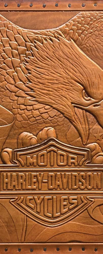 Harley-Davidson Bar Towel - HDL-18502 Retro Design 9.5x20.5"