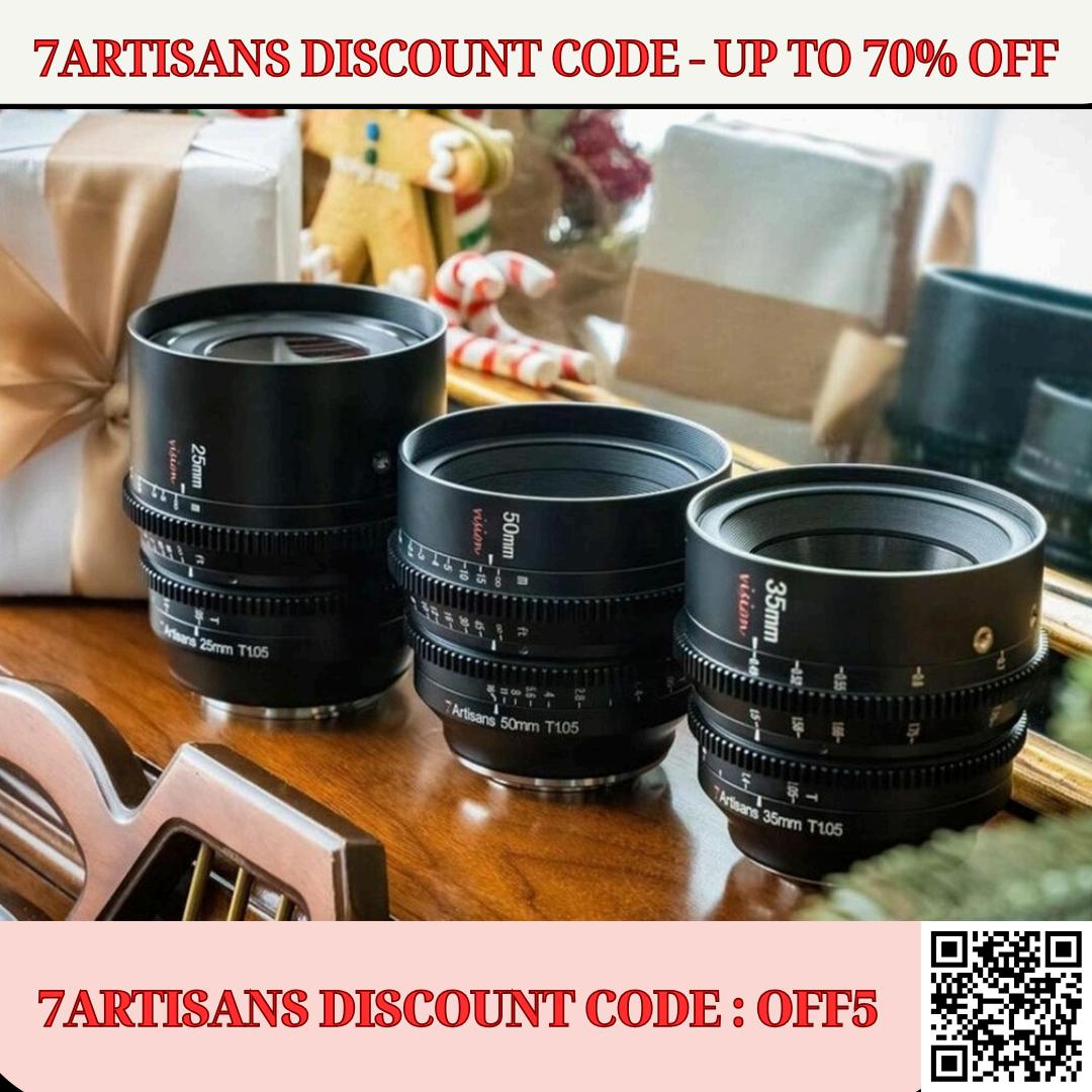Cover for 7artisans Discount Code & Coupon Code: OFF5 - Up to 70% OFF | Upgrade Your Street Photography Gear with Fast, Compact Lenses in 2025!