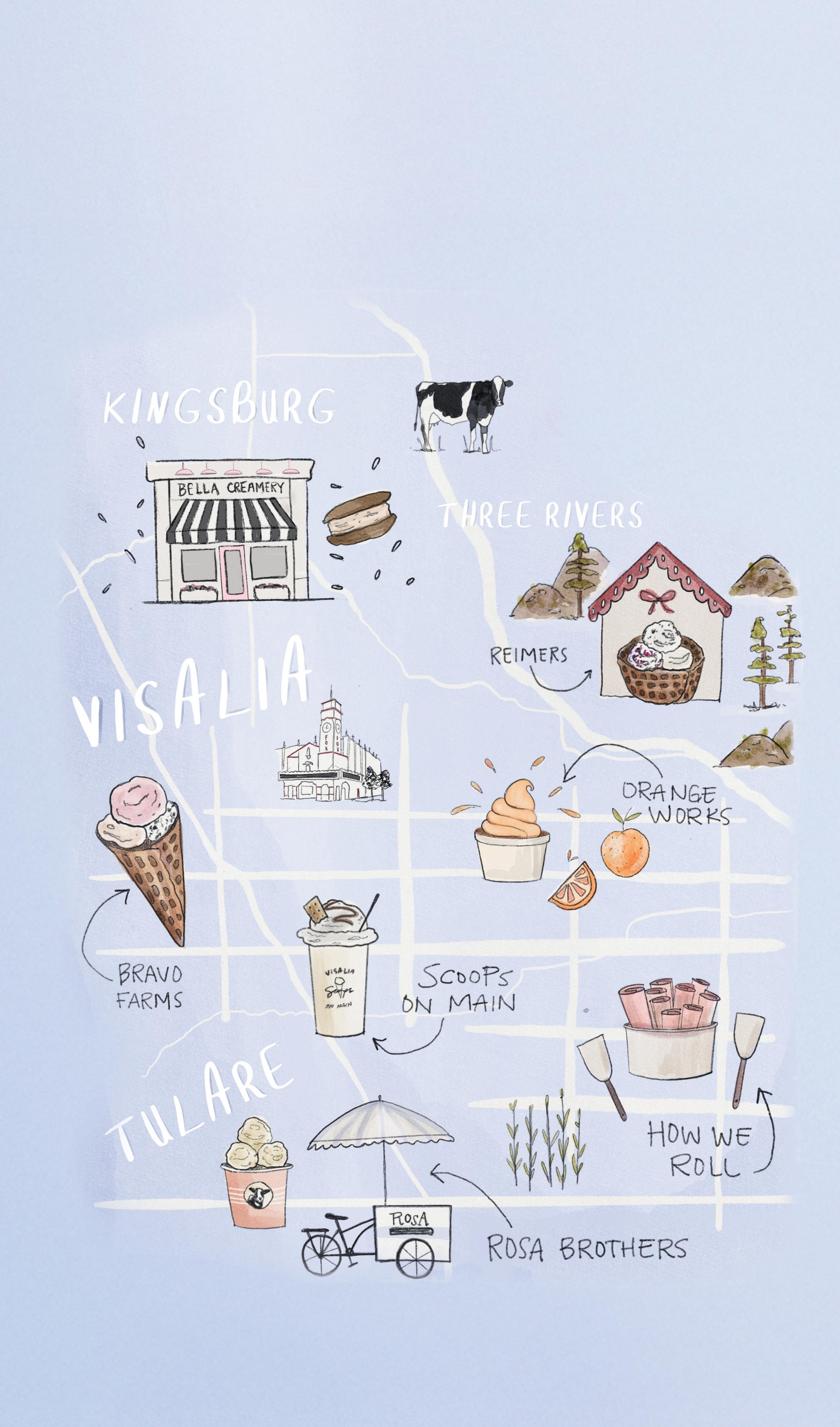 Sweet Stops of the Central Valley