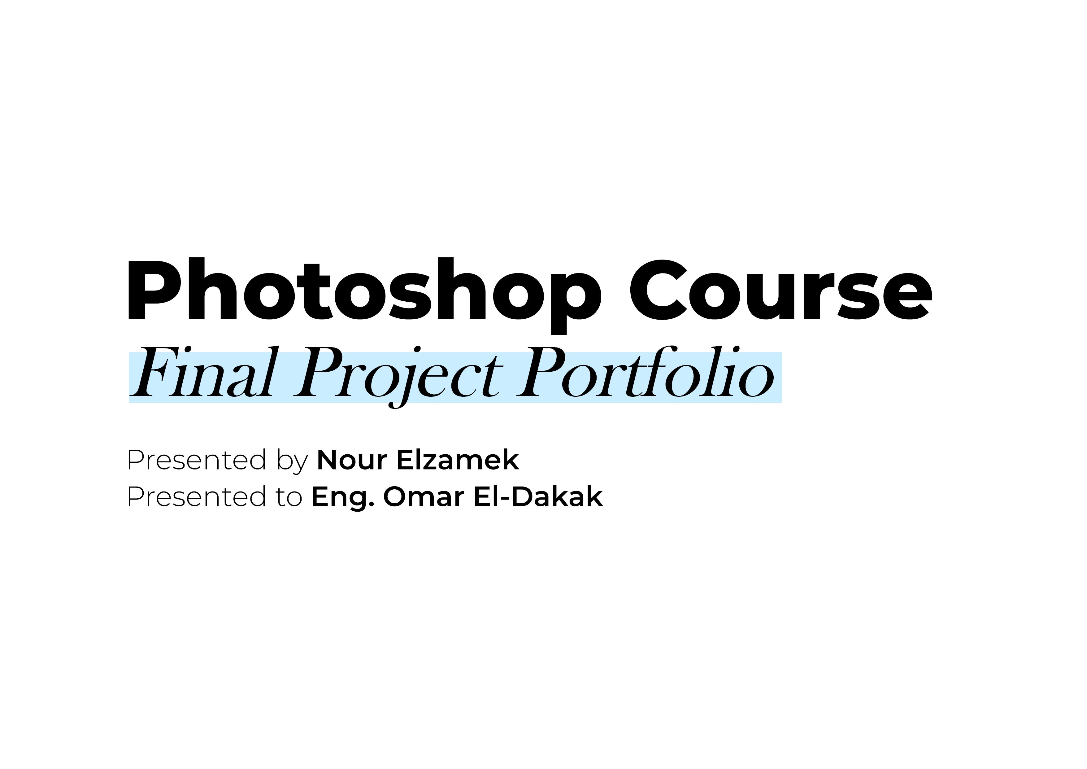 Final project portfolio by Nour Elzamek - Issuu
