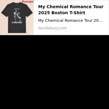 My Chemical Romance The Black Parade Tour LA merch 2025 T-shirt Allsize My Chemical Romance The Black Parade Tour LA merch 2025 T-shirt Allsize