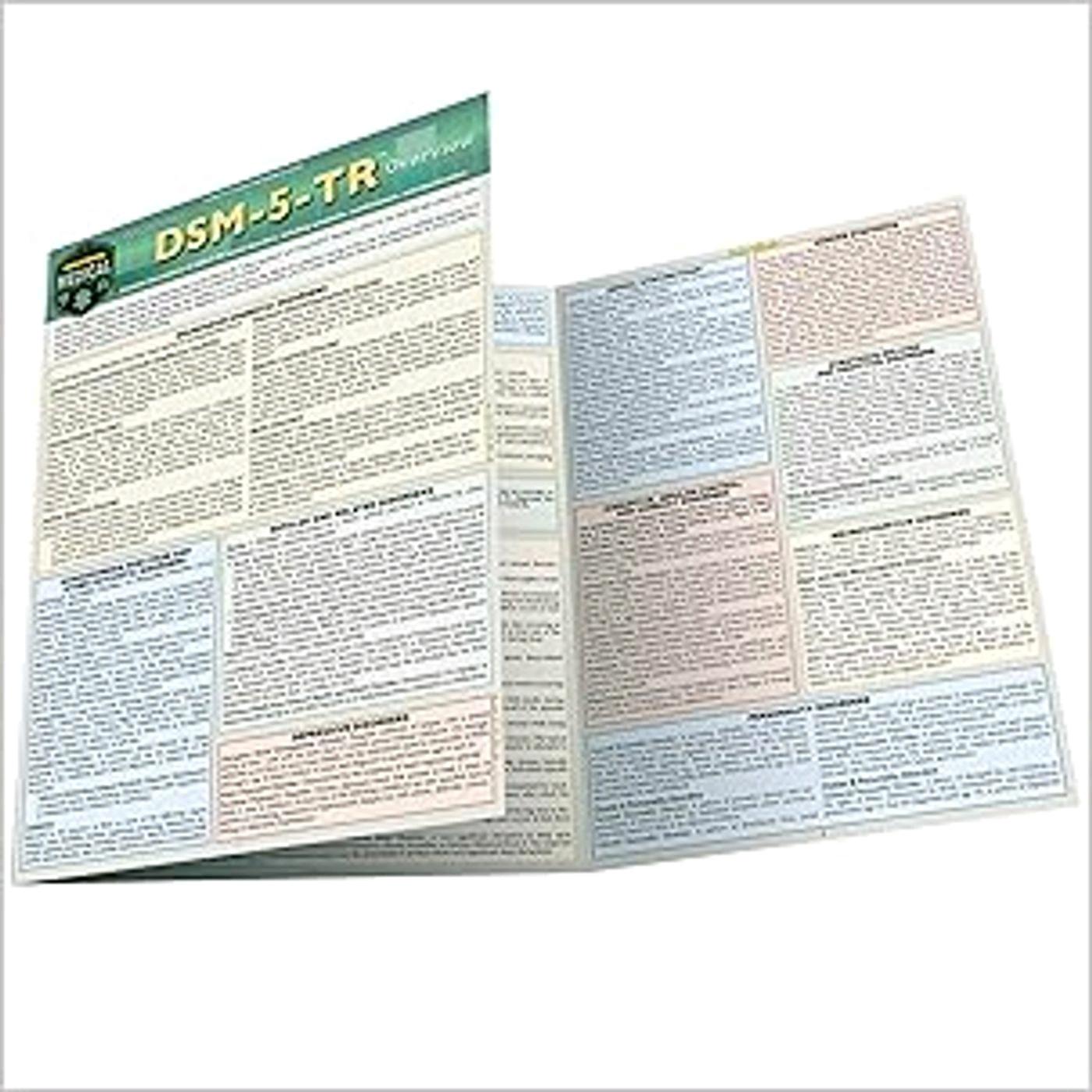 Ebook Version DSM-5-TR Overview: a QuickStudy Laminated Reference Guide ...