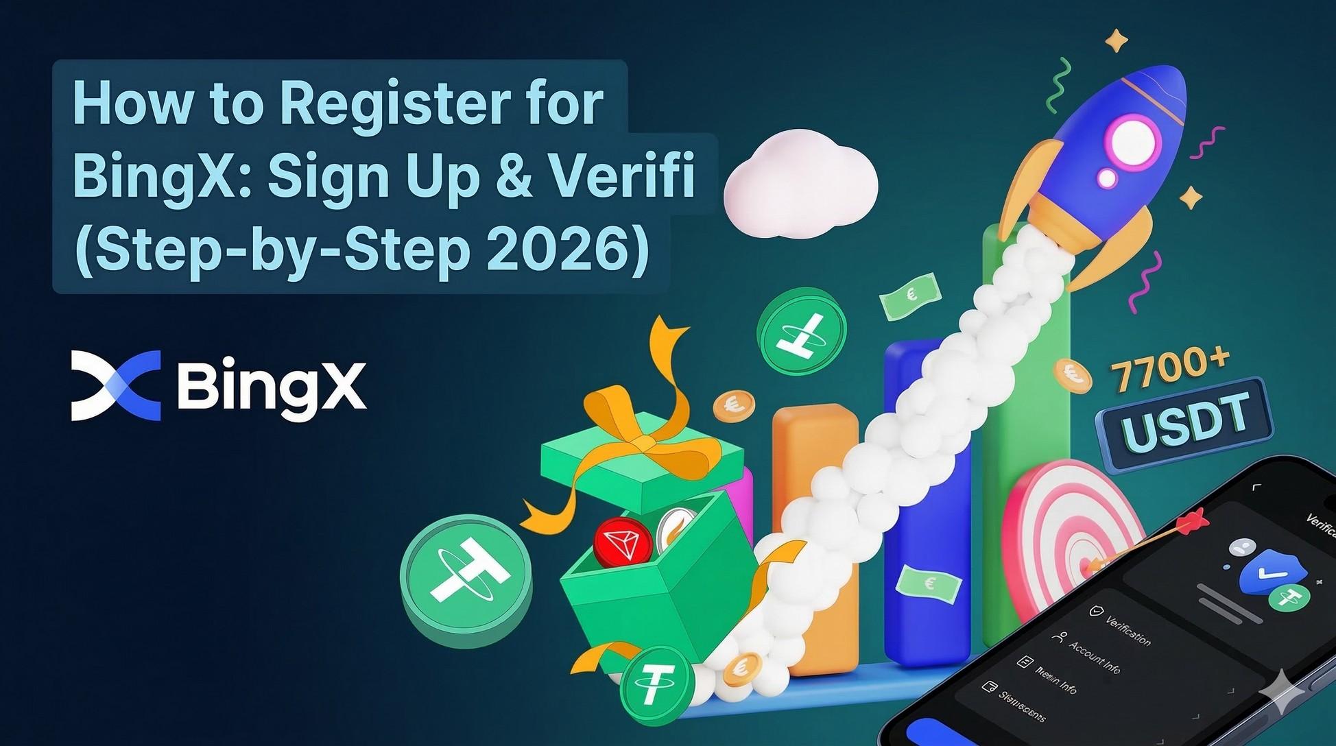 Cover for How to Register for BingX: Sign Up & Verifi (Step-by-Step 2026)
