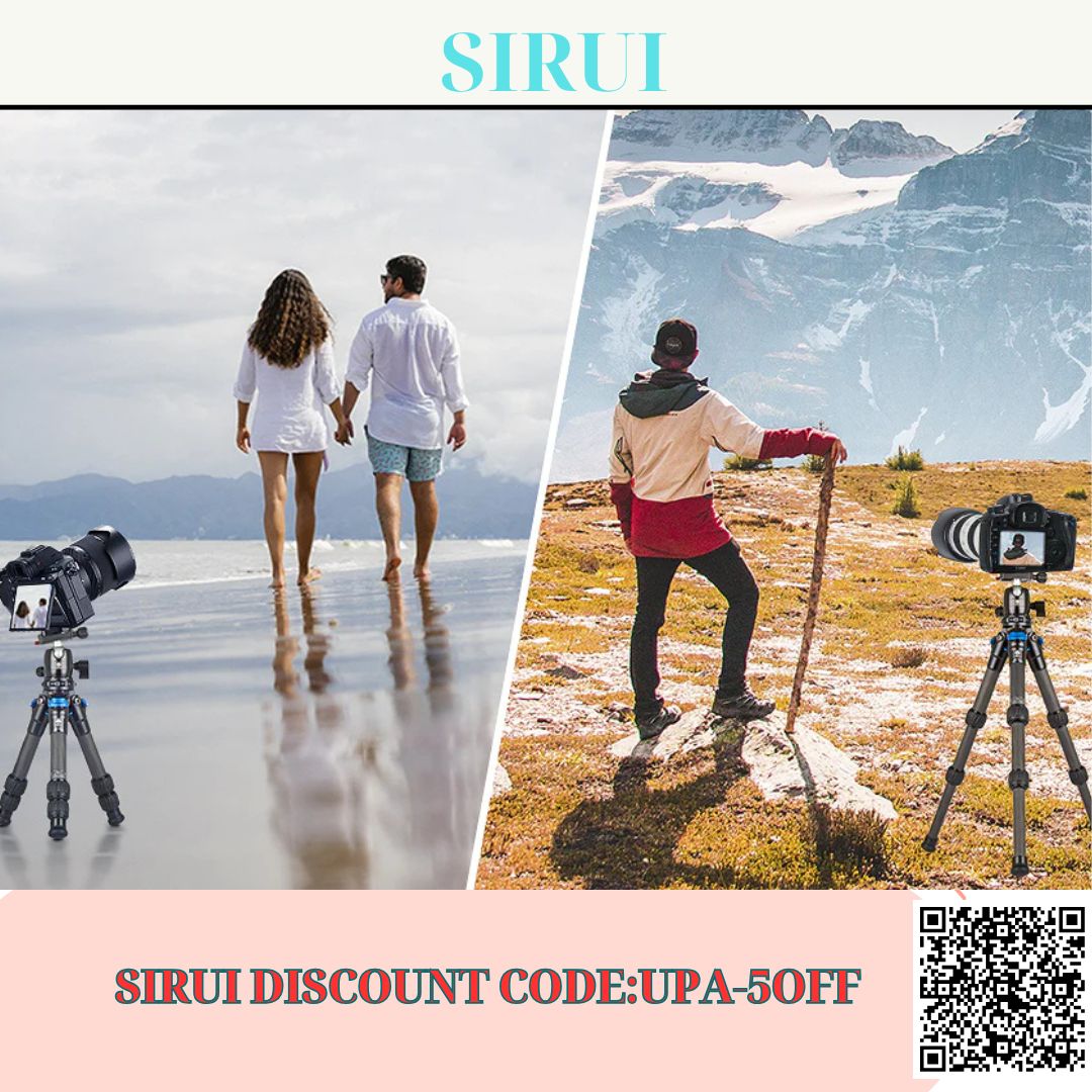 Sirui discount code: UPA-5OFF – Save Upto 70% on Smooth Video with Sirui Stabilizers & Fluid Heads in 2025!