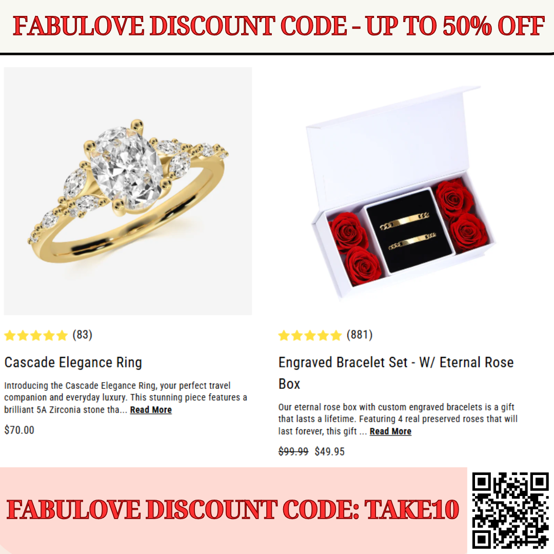 Cover for Fabulove Discount Code: TAKE10 – Save Up To 50% Off and Discover How Your Personalized Jewelry Masterpieces Are Crafted in 2025