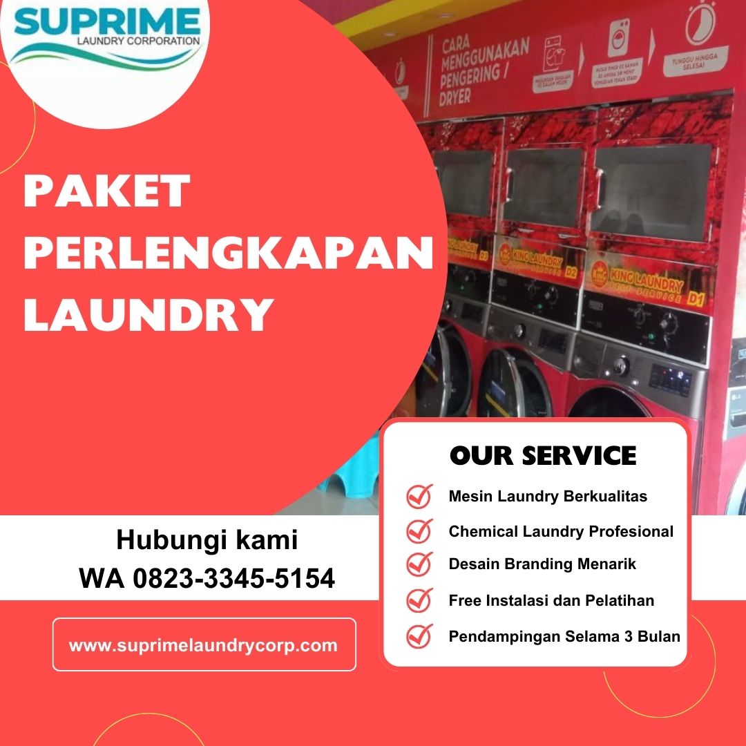 PAKET PERLENGKAPAN LAUNDRY #10 | WA 0823–3345–5154