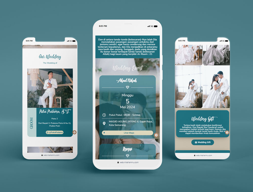 0815-8663-4383 Template JSON untuk Undangan Pernikahan