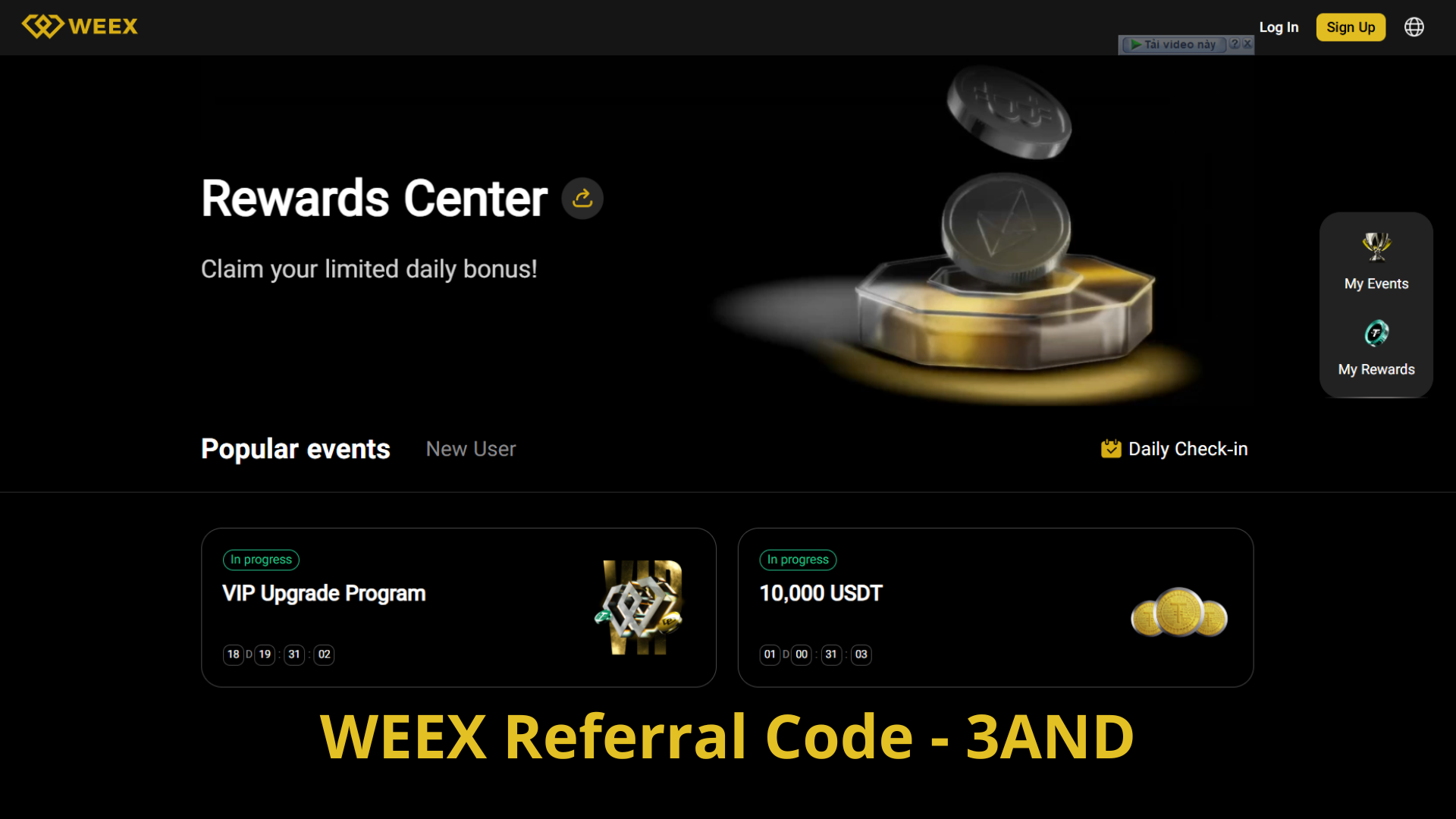 Cover for WEEX Referral Code